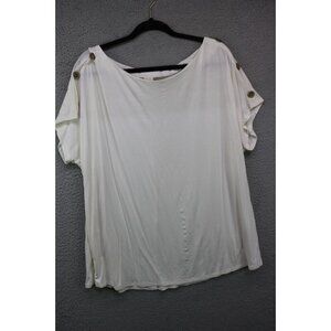 Sew In Love Ivory Soft Tunic Top-Size XL-Oversized